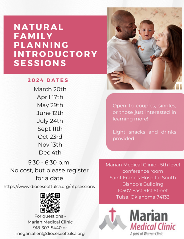 Natural Family Planning Sessions The Roman Catholic Diocese of Tulsa